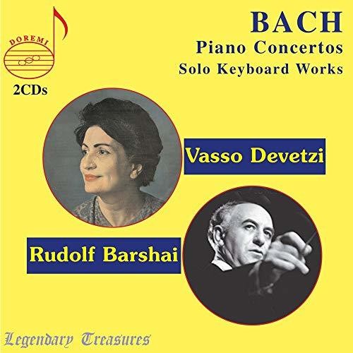 the album cover for J Bach S / Devetzi / Moscow Chamber Orch - Piano Concertos / Solo Keyboard Works 1