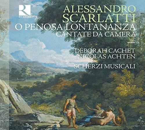 the album cover for Scarlatti / Cachet - O Penosa Lontananza