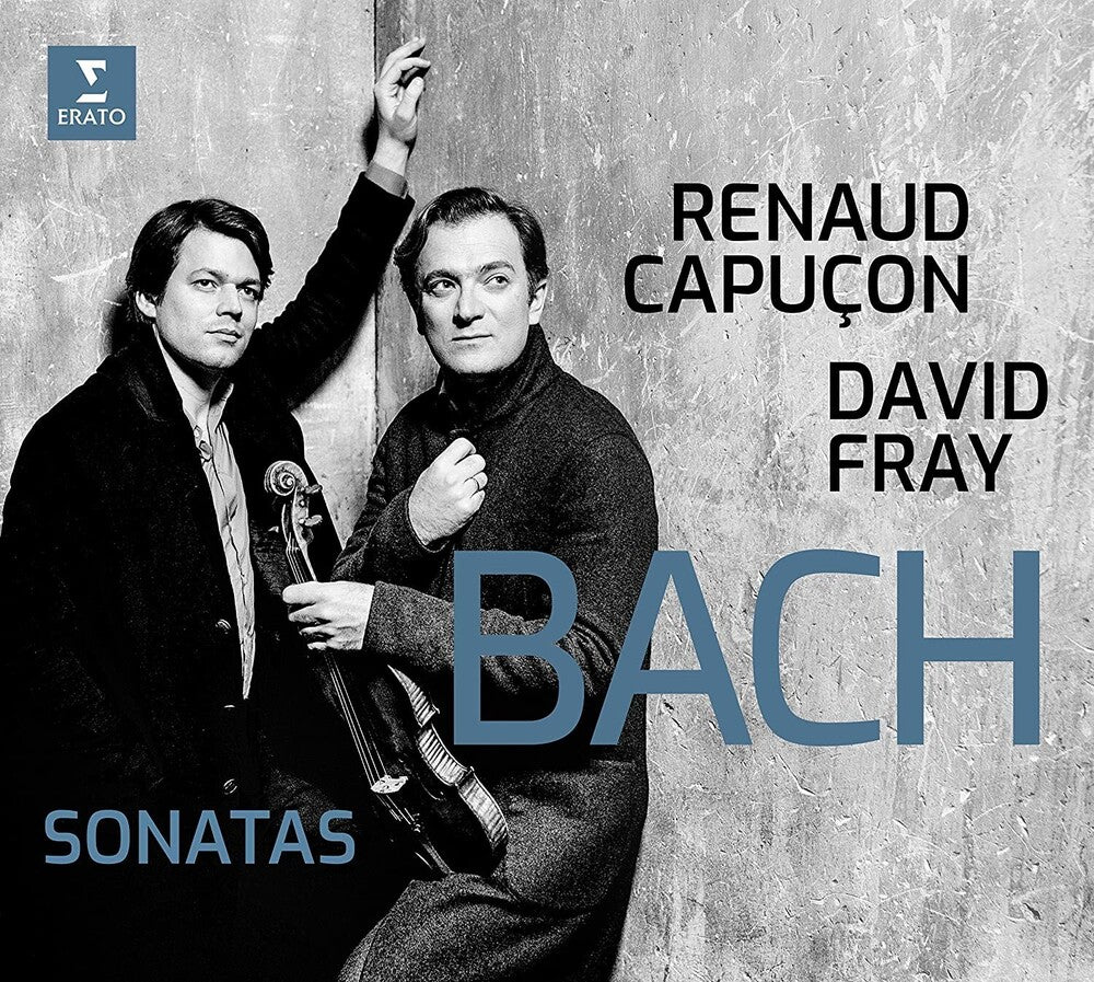 the album cover for David Fray / Capucon,Renaud - Bach: Sonatas [Digipak]