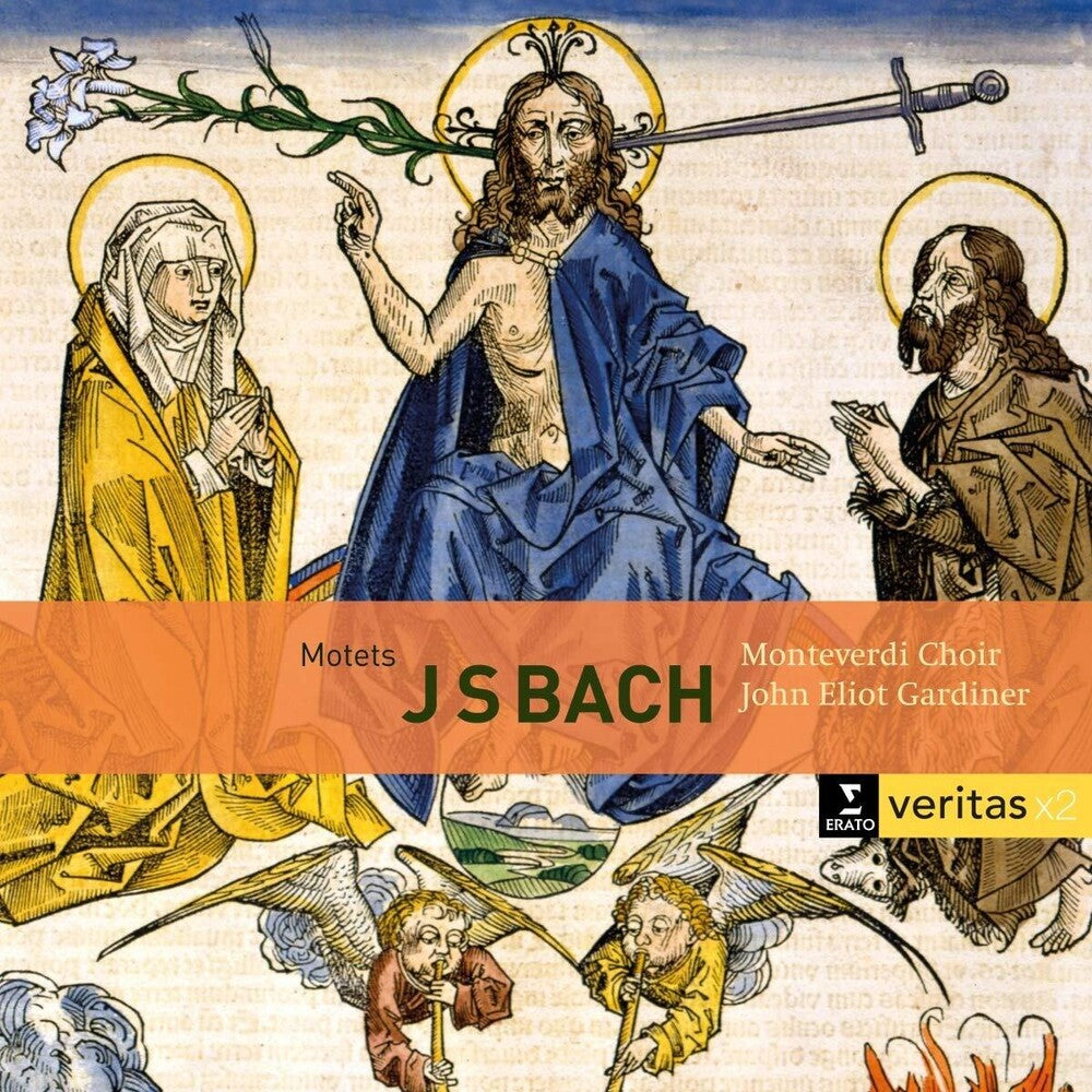 the album cover for John Eliot Gardiner - Bach: Motets BWV 225-231, Cantatas BWV 50 & 118