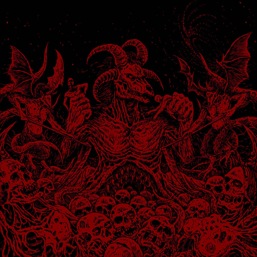 the album cover for Law Of Contagion - Woeful Litanies From The Nether Realms