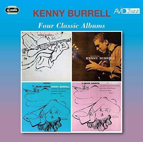 the album cover for Kenny Burrell - Blues Lights 1 & 2