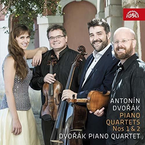 the album cover for Dvorak - Piano Quartets 1 & 2
