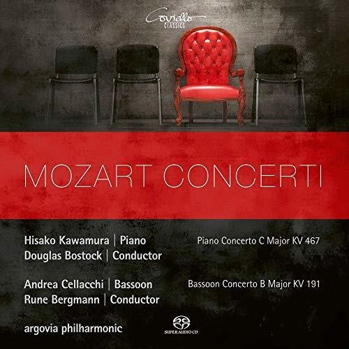 the album cover for Mozart / Argovia Philharmonic / Cellacchi - Mozart Concerti