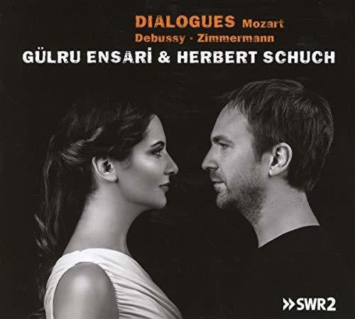 the album cover for Mozart / Ensari / Schuch - Dialogues