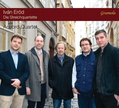 the album cover for Erod / Accord Quartet - String Quartets 1, 2, 3