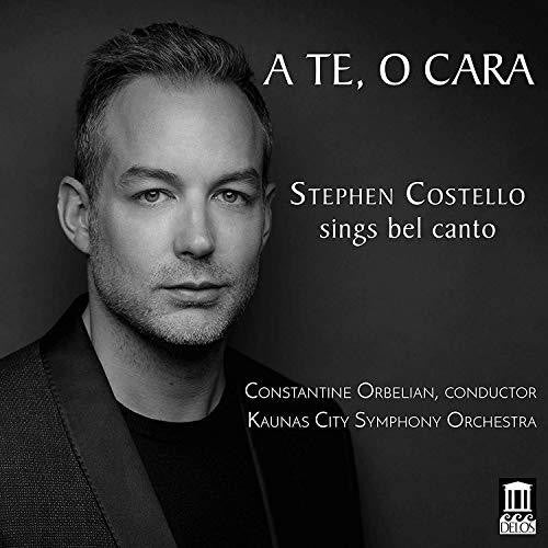 the album cover for Bellini / Costello - Stephen Costello Sings Bel Canto