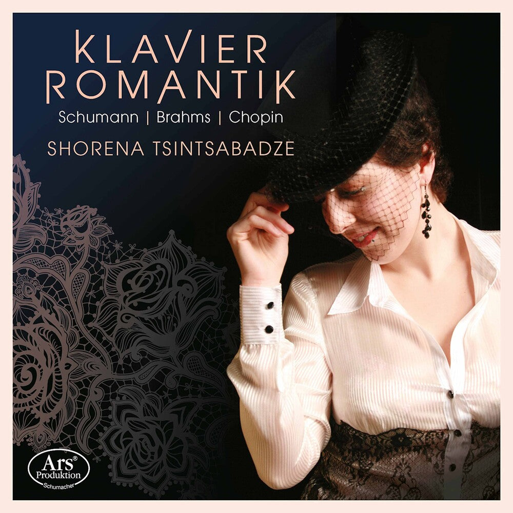 the album cover for Brahms / Shorena Tsintsabadze - Klavier Romantik