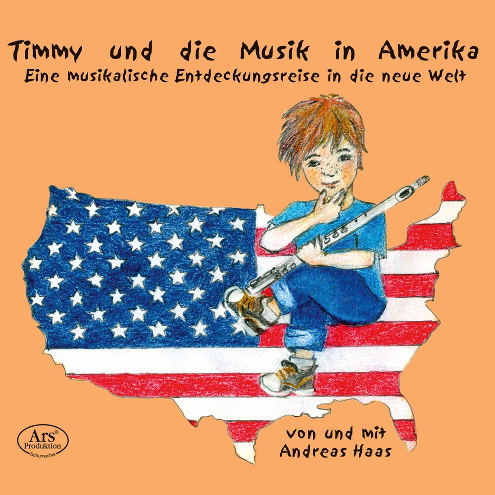 the album cover for Haas / Haake - Timmy Und Die Musik in Amerika