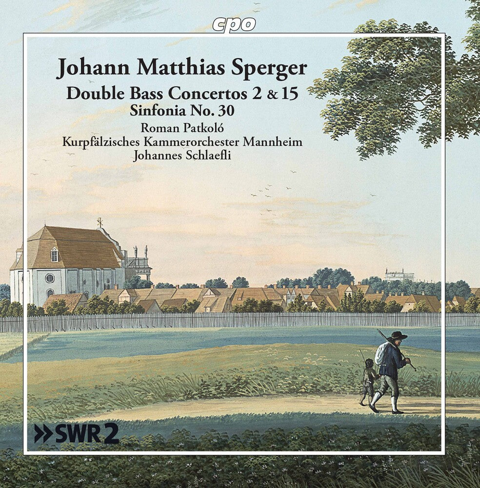 the album cover for Sperger / Patkolo / Schlaefli - Double Bass Concertos 2 & 15
