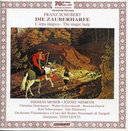 the album cover for Schubert / Moser / Nemeth - Die Zauberharfe