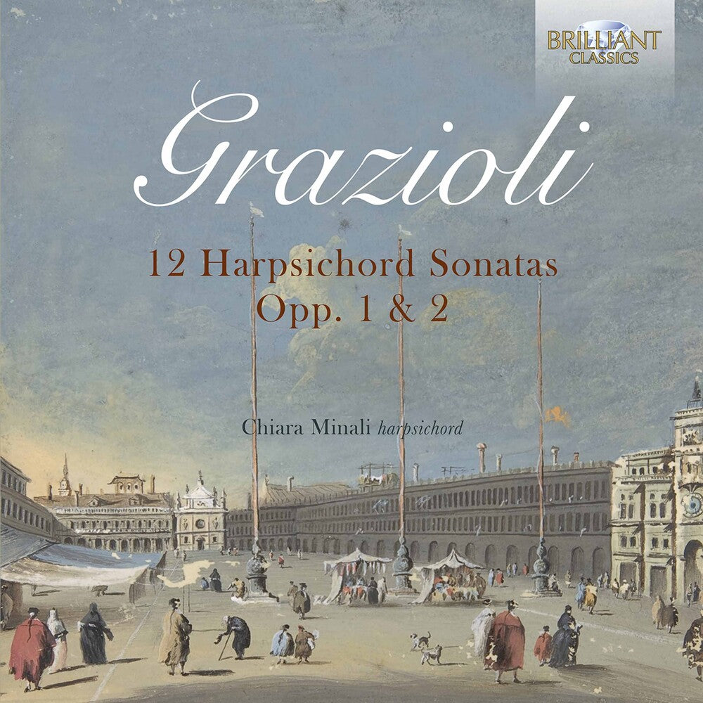 the album cover for Chiara Minali - 12 Harpsichord Sonatas