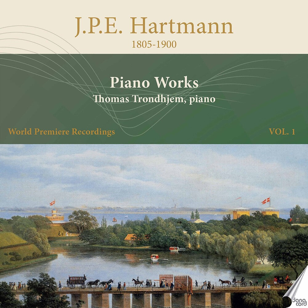 the album cover for Hartmann / Trondhjem - Piano Works 1