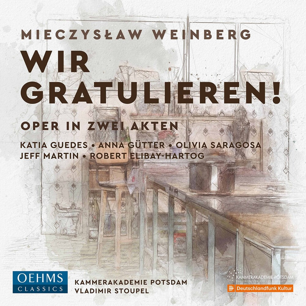 the album cover for Weinberg / Guedes / Stoupel - Wir Gratulieren