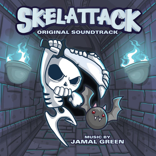 the album cover for Jamal Green - Skelattack - O.S.T.