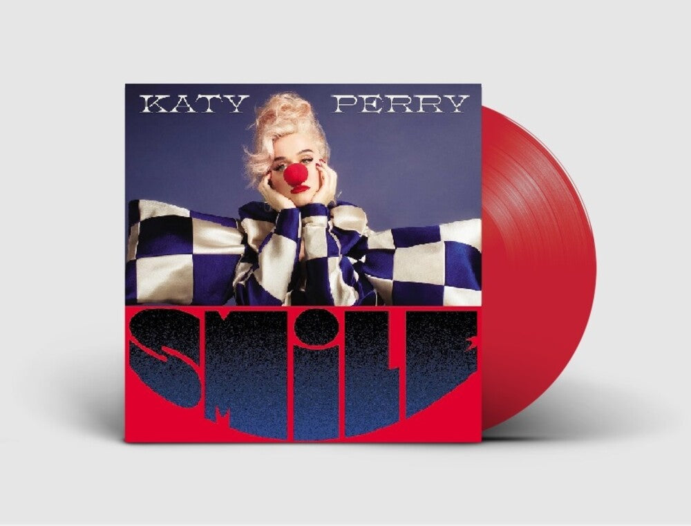 the album cover for Katy Perry - Smile [Colored Vinyl] (Red)
