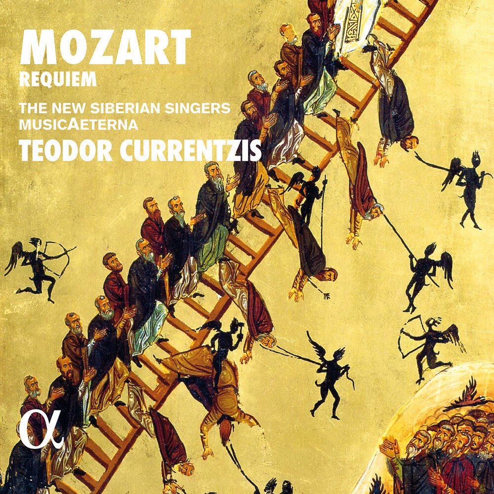 the album cover for Mozart / Musicaeterna / Currentzis - Requiem