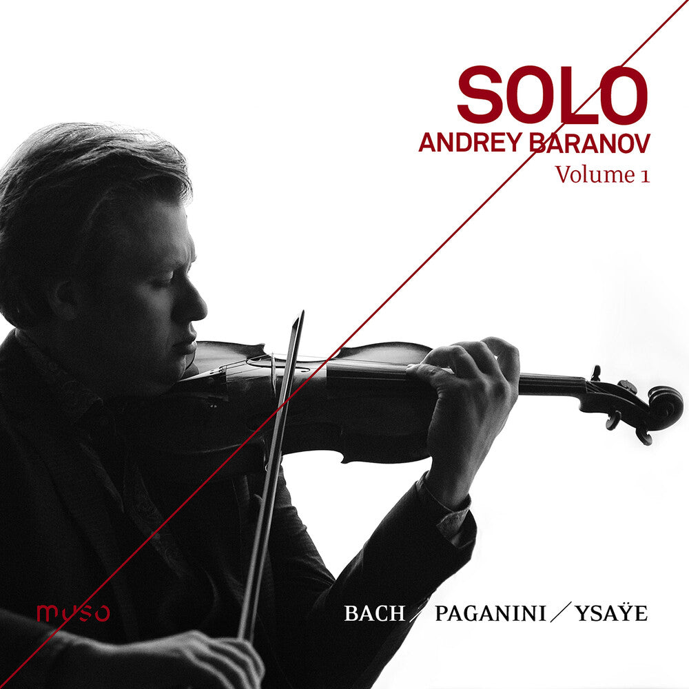 the album cover for Paganini / Baranov - Solo 1