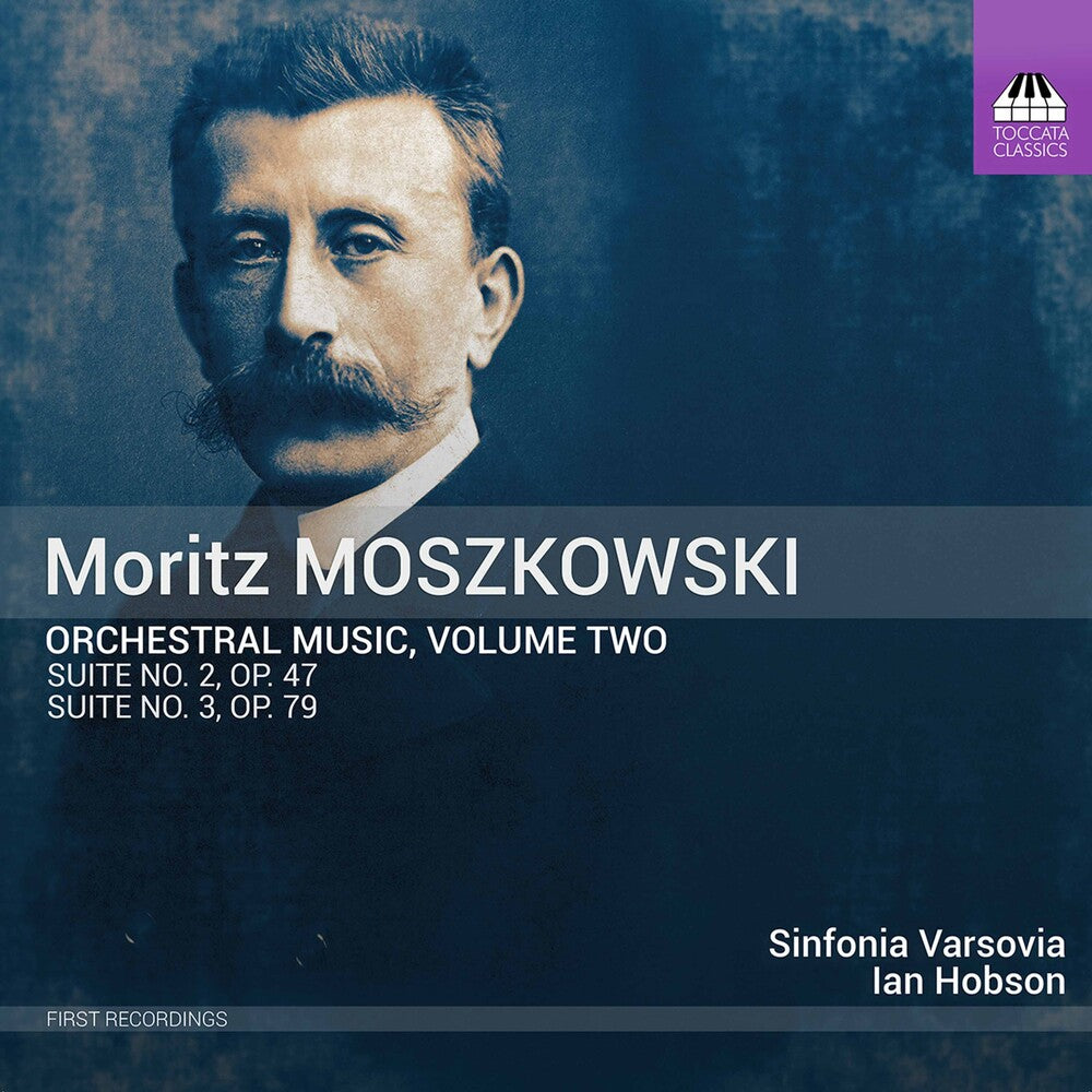 the album cover for Moszkowski / Sinfonia Varsovia / Hobson - Orchestral Music 2