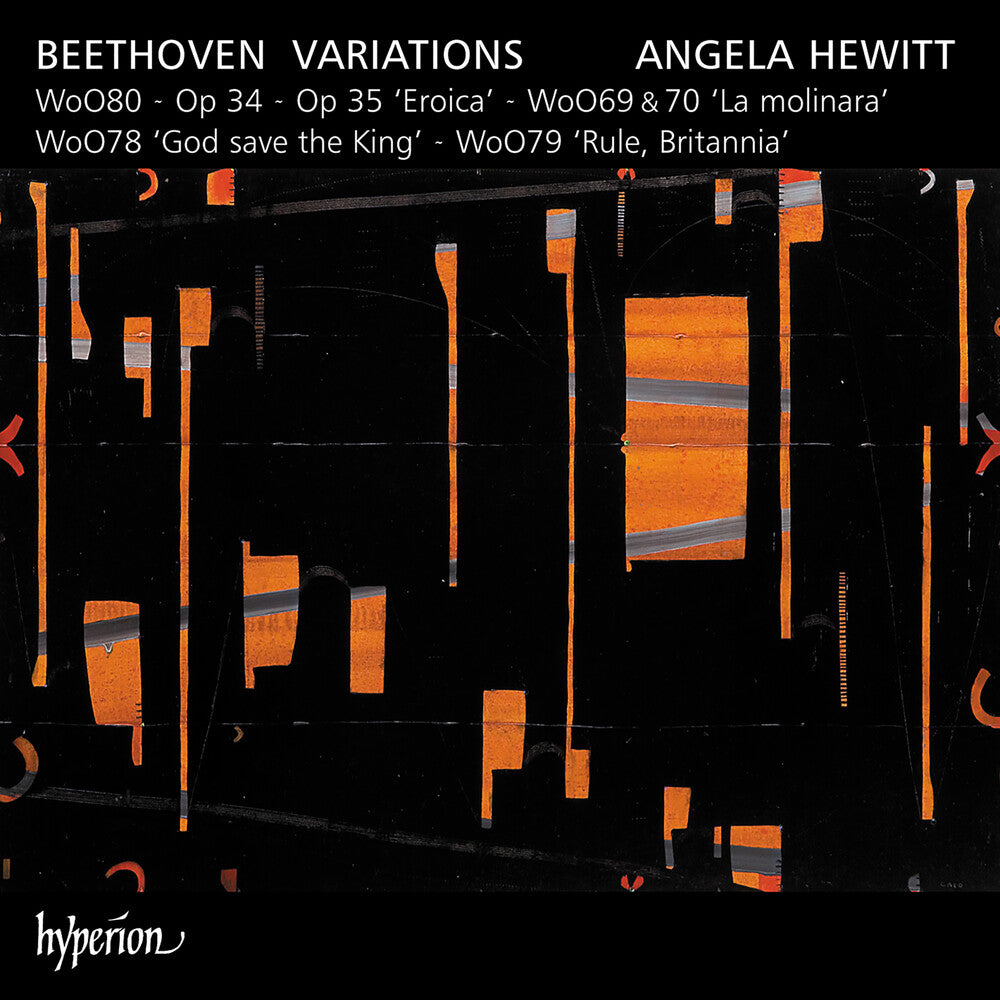 the album cover for Angela Hewitt - Beethoven: Variations