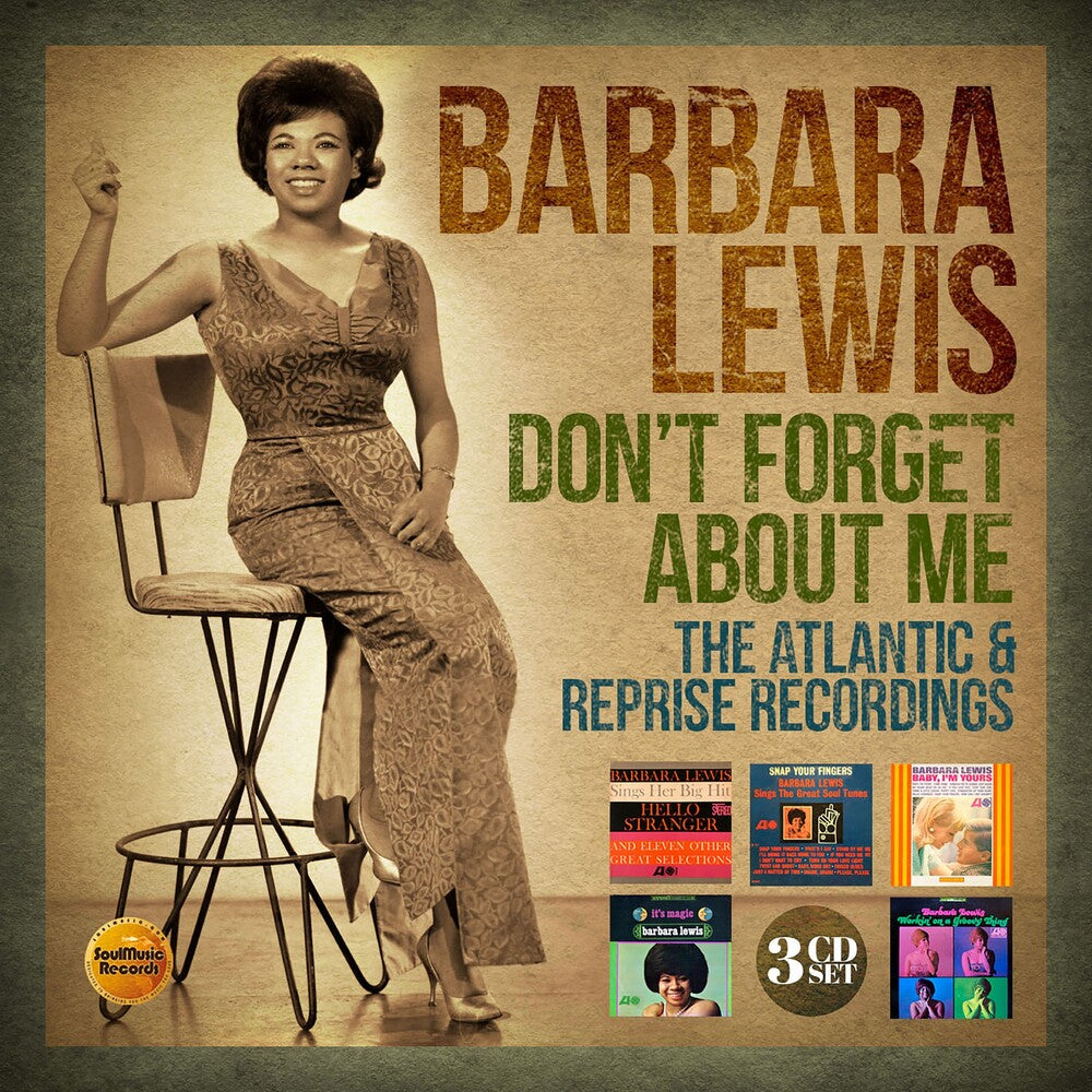 the album cover for Barbara Lewis - Don't Forget About Me: Atlantic & Reprise Recordings