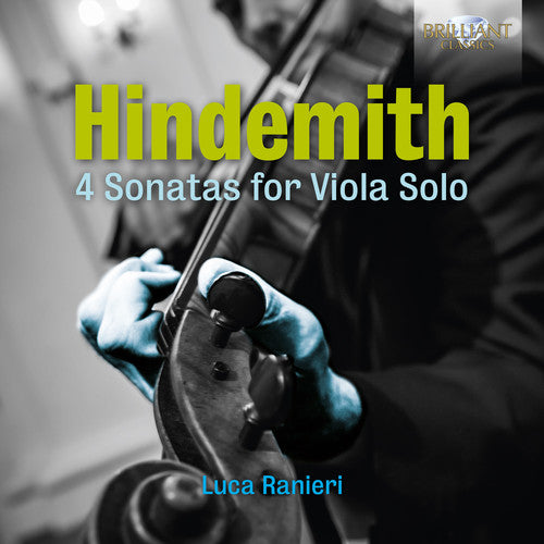 the album cover for Luca Ranieri - 4 Sonatas for Viola Solo