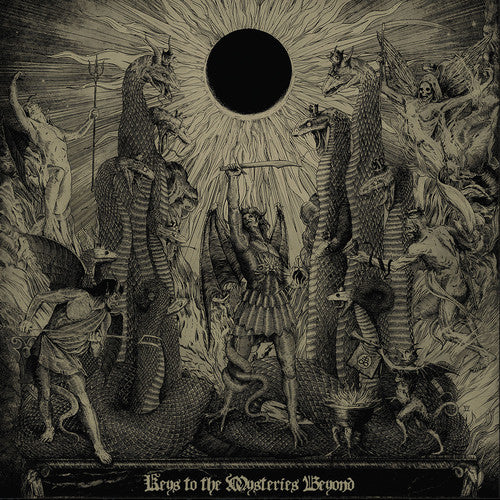 the album cover for Grafvitnir - Keys To The Mysteries Beyond