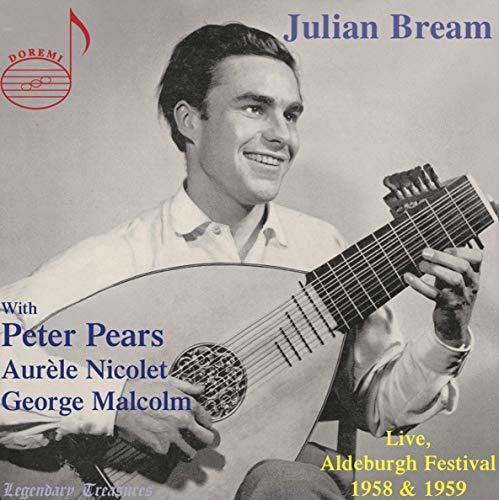 the album cover for Britten / Bream / Malcolm - Aldeburgh Festival 1958-1959