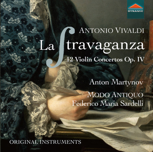 the album cover for Vivaldi / Martynov / Modo Antiquo - 12 Violin Concertos Iv