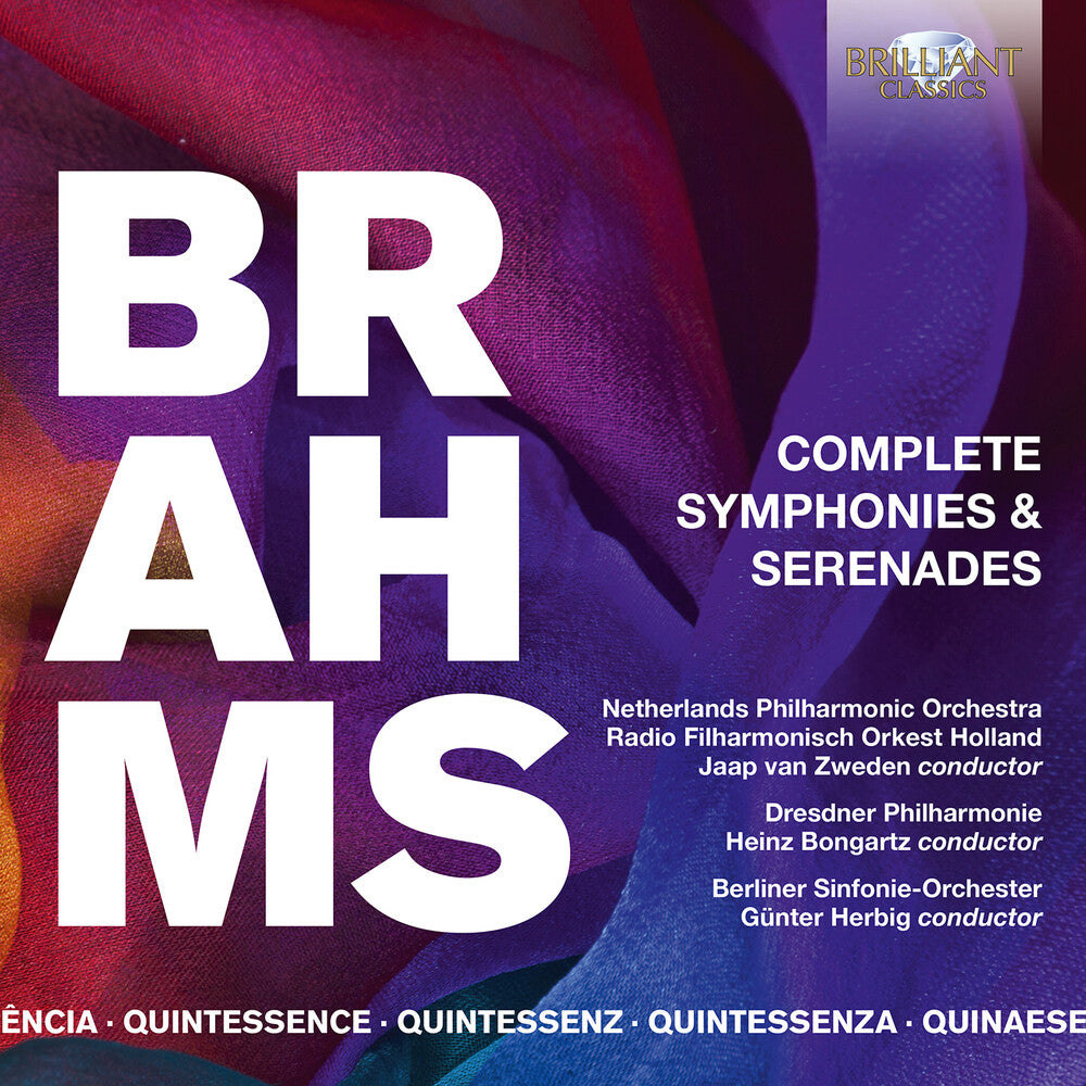 the album cover for Brahms - Quintessence Brahms