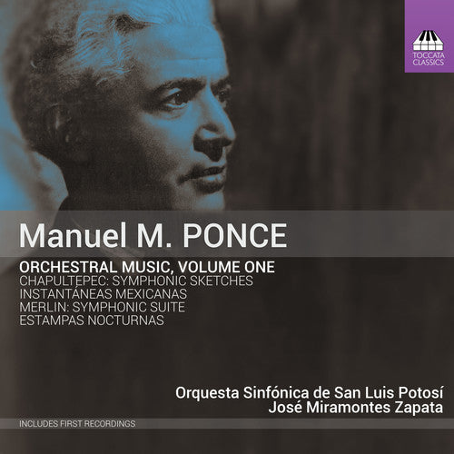 the album cover for Ponce / Goryachikh - Orchestral Music 1