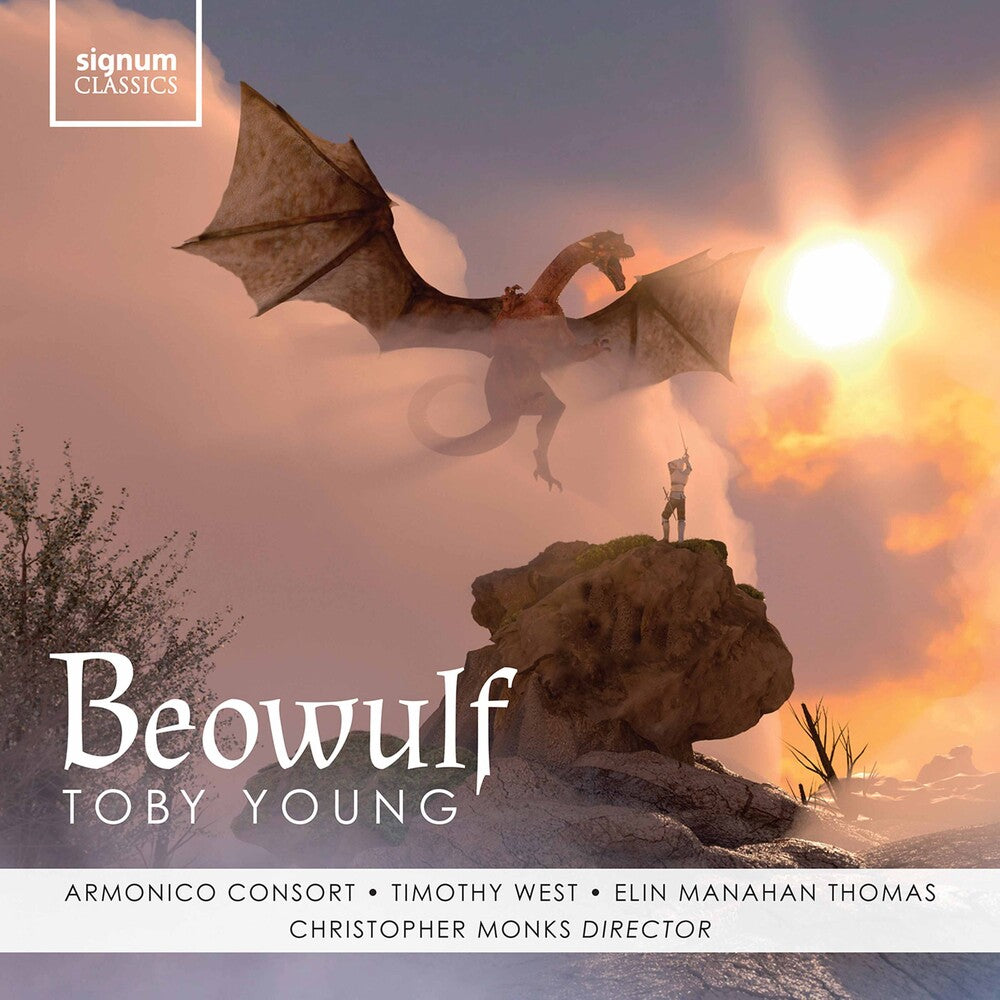 the album cover for Young / Thomas / Monks - Beowulf