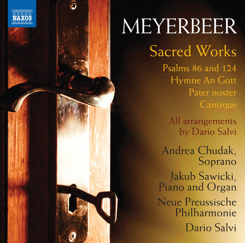 the album cover for Meyerbeer / Sawicki - Sacred Works