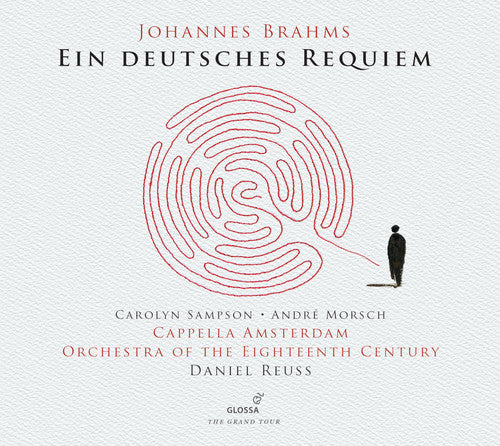 the album cover for Brahms / Sampson - Ein Deutsches Requiem