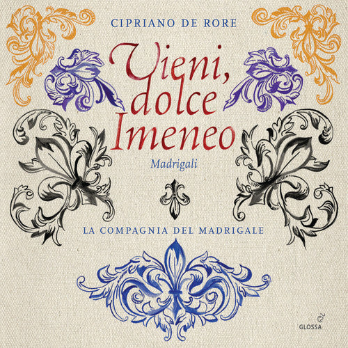 the album cover for De Rore / Compagnia Del Madrigale - Vieni Dolce Imeneo