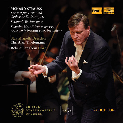 the album cover for Strauss / Staatskapelle Dresden - Konzert Fur Horn & Orchester Es Dur 11