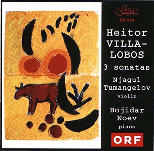 the album cover for Villa-Lobos / Noev / Tumangelov - 3 Sonatas For Violin & Piano
