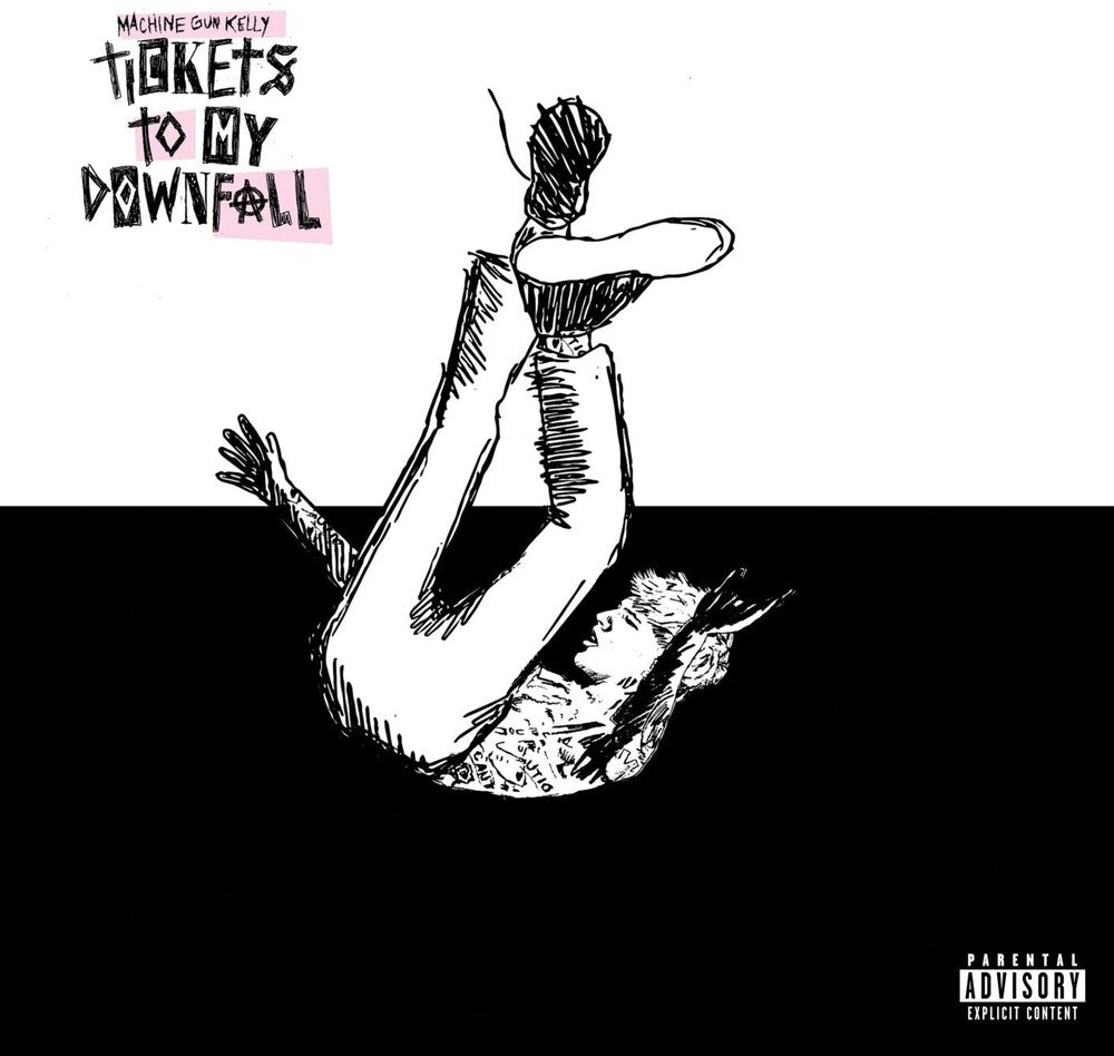 the album cover for mgk - Tickets To My Downfall