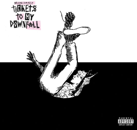 the album cover for mgk - Tickets To My Downfall