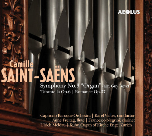 the album cover for Saint-Saens / Capriccio Baroque Orchestra - Floating Islands