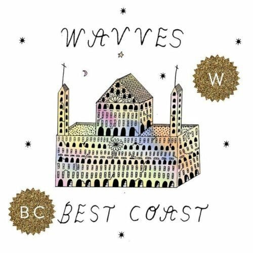 the album cover for Best Coast X Wavves - Dreams of Grandeur