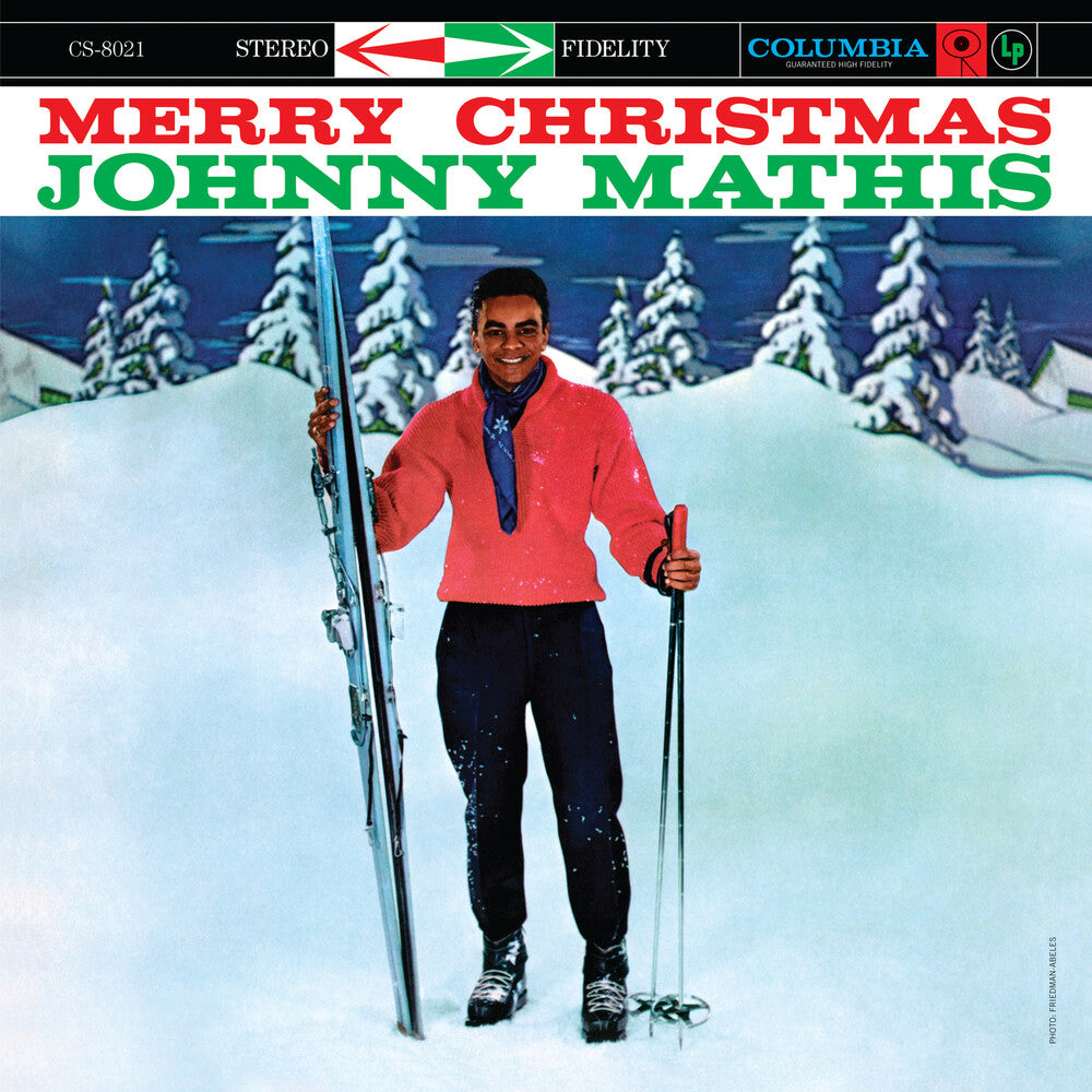 the album cover for Johnny Mathis - Merry Christmas [LP]