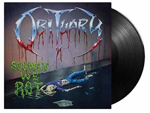 the album cover for Obituary - Slowly We Rot