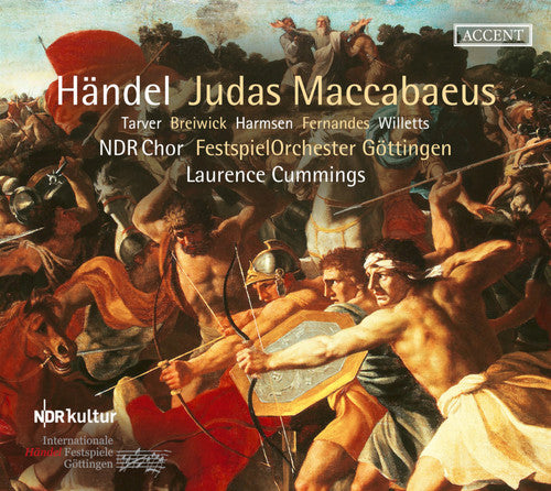 the album cover for Handel / Festspielorchester Gottingen - Judas MacCabaus