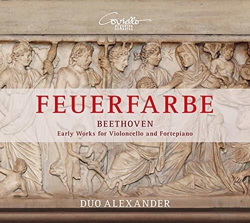 the album cover for Beethoven / Duo Alexander - Feuerfarbe