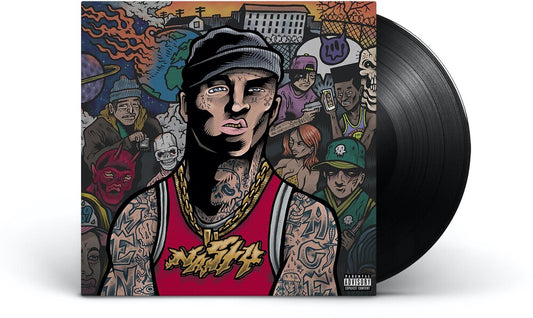 the album cover for Nasty - Menace [LP]