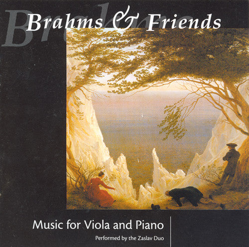 the album cover for Zaslav Duo - Brahms & Friends: Music for Viola & Piano