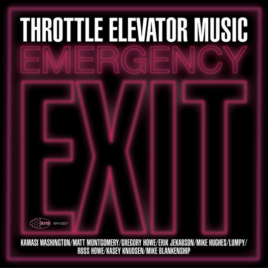 the album cover for Throttle Elevator Music - Emergency Exit