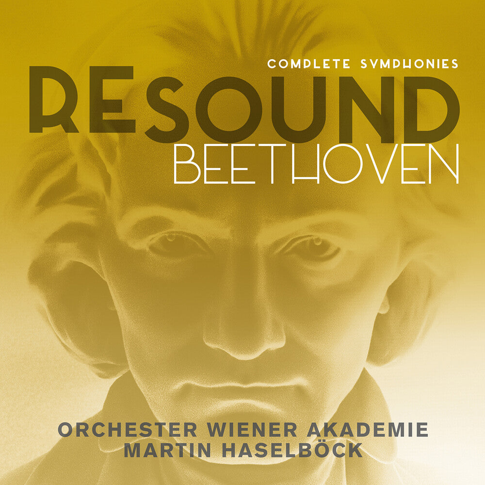 the album cover for Beethoven / Haselbock / Orchester Wiener Akademie - Resound Beethoven