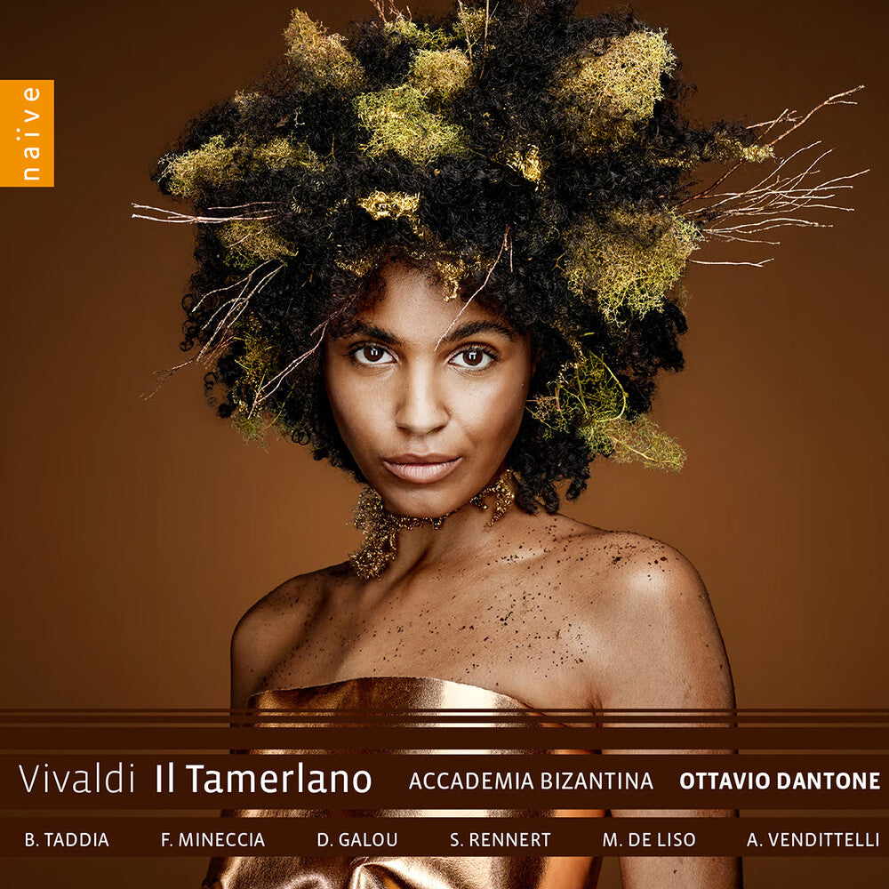 the album cover for Vivaldi - Il Tamerlano
